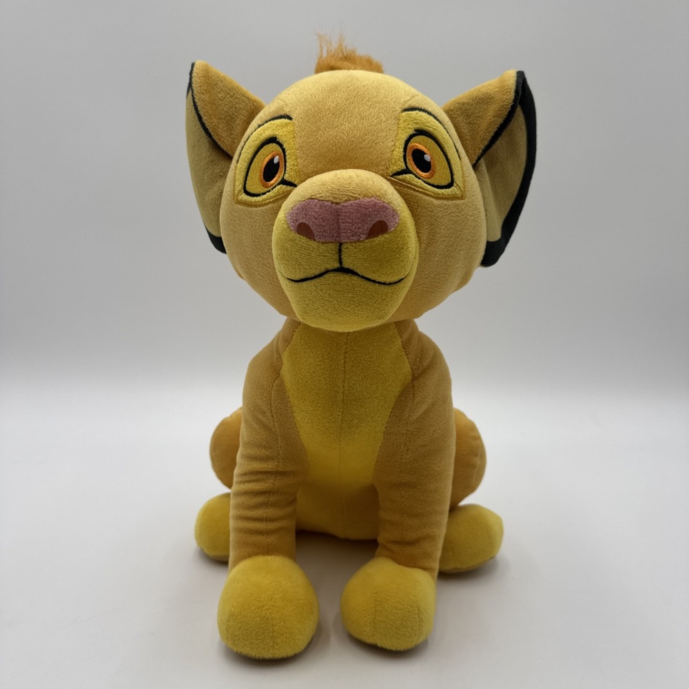 Simba Large Disney Lion King Plush Stuffed Animal Collectible 13 Inches Tall